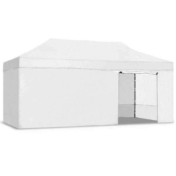 Carpa plegable blanca 3x6m